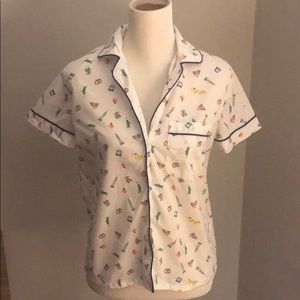 J. Crew Factory PJ top